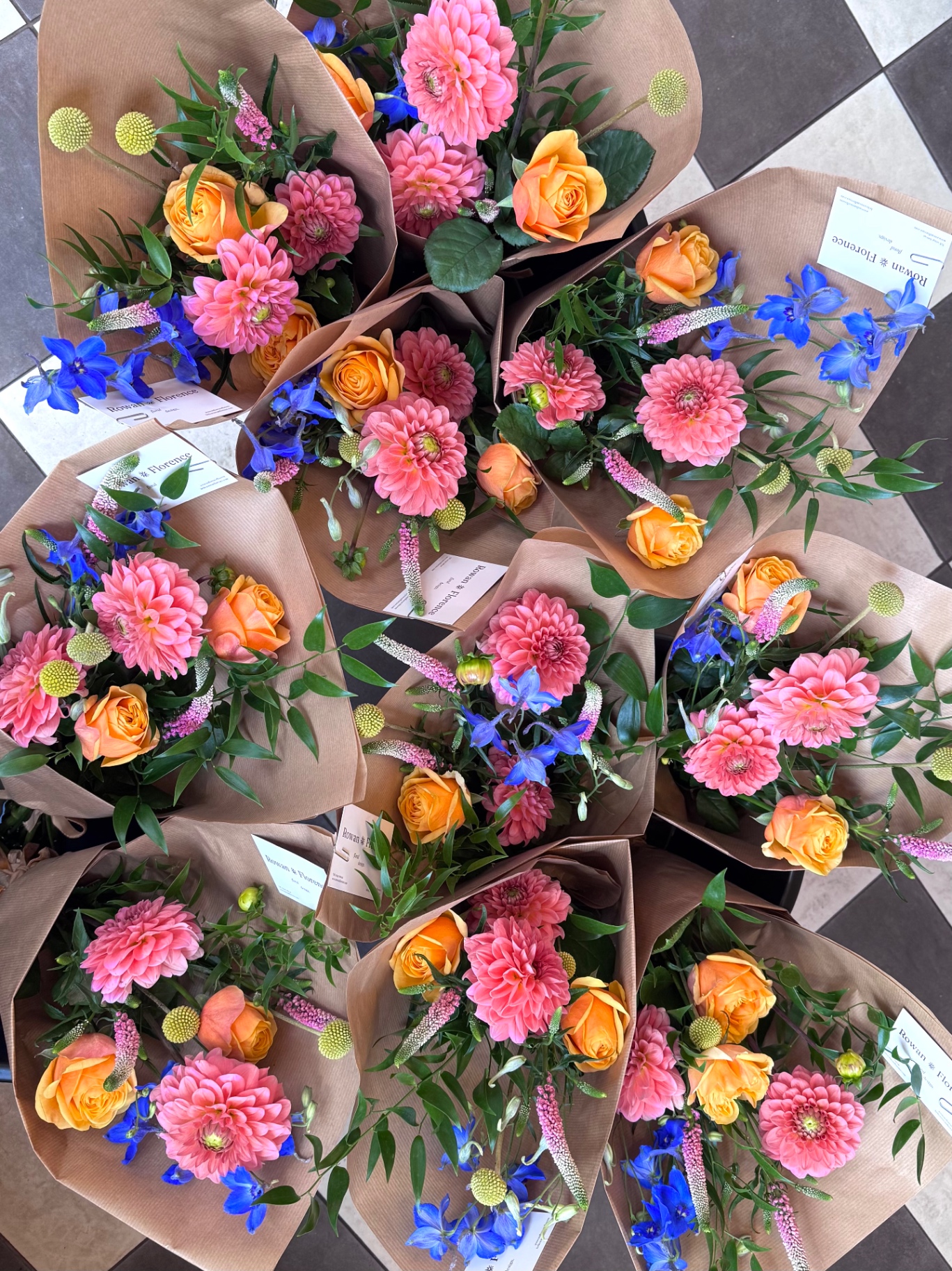 Bouquet Spread, Studio, Bouquets