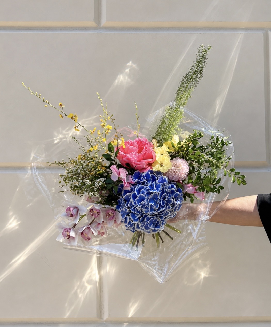 Hydrangeas & Orchids, Studio, Bouquet